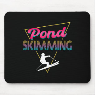 Tapis De Souris 80s Retro Pond Skimming Vêtement Ski Pond Skimmer