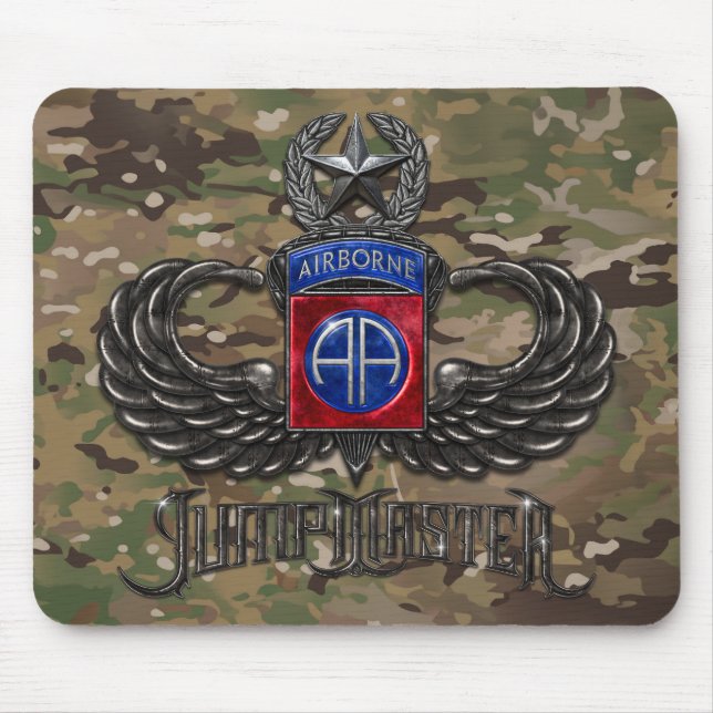 Tapis De Souris 82e Camo Mousepad Jumpmaster (Devant)