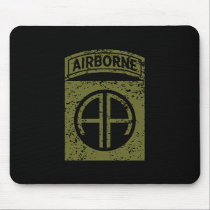 Tapis De Souris 82e division aéroportée "All American" en détresse