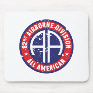Tapis De Souris 82e division aéroportée "All American" Grunge