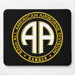Tapis De Souris 82e Patch Décontracté des Rangers aéroportés a