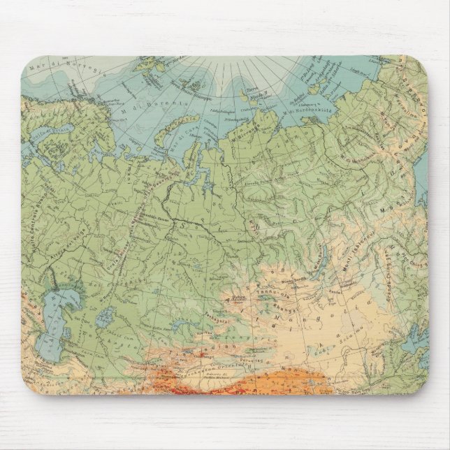 Tapis De Souris 8485 Asie physique (Devant)