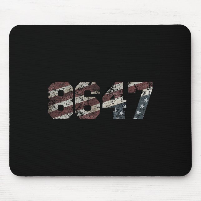 Tapis De Souris 8647 Style Drapeau Distressé (Devant)