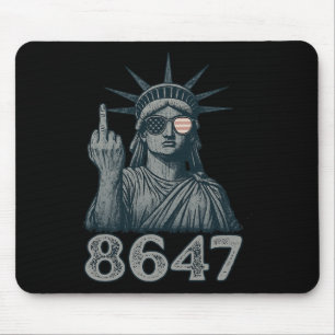 Tapis De Souris 86 47 Anti Trump Funny 8647 Anti-Trump Statue De L