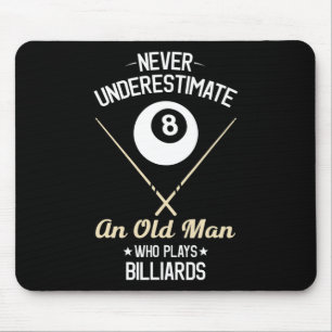Tapis De Souris 8 Ball Pool Drôle Billard Joueur Lover Papa Cadeau