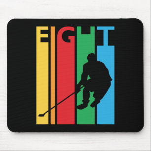 Tapis De Souris 8e anniversaire Cadeau Huit Huit Hockey coloré Ann