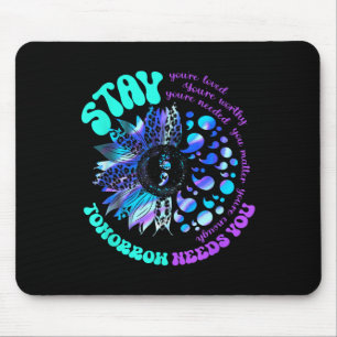 Tapis De Souris 988 Prévention du suicide Restez demain Besoin de 