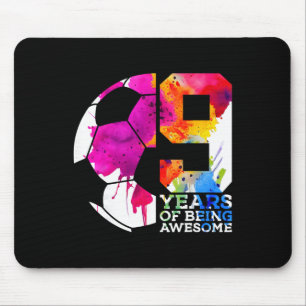 Tapis De Souris 9 Ans de Football Incroyable 9e Anniversaire _2