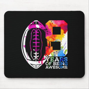 Tapis De Souris 9 ans d'être génial football 9e anniversaire