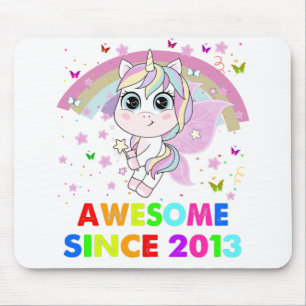 Tapis De Souris 9 Ans Unicorn Cutie 9e Anniversaire Unicorn Gif
