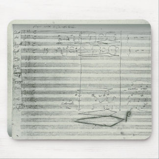 Tapis De Souris 9ème symphonie de Beethoven, manuscrit de musique
