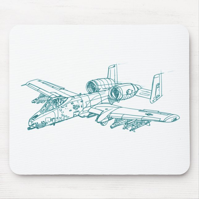 Tapis De Souris A-10 coup de foudre 2 (Devant)