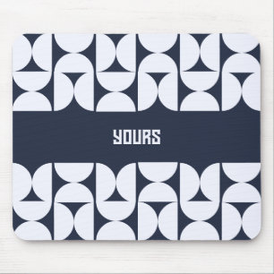 Tapis de souris à arche géométrique avec nom perso
