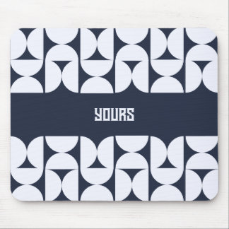 Tapis de souris à arche géométrique avec nom perso