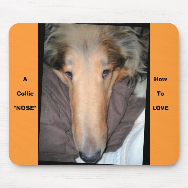 Tapis De Souris A Collie NOSE. (Devant)