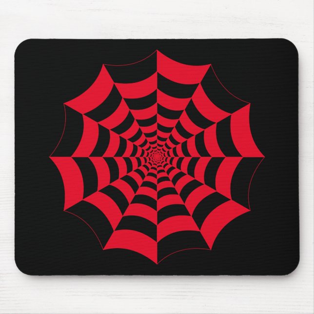 Tapis De Souris À damiers web Spider (Devant)