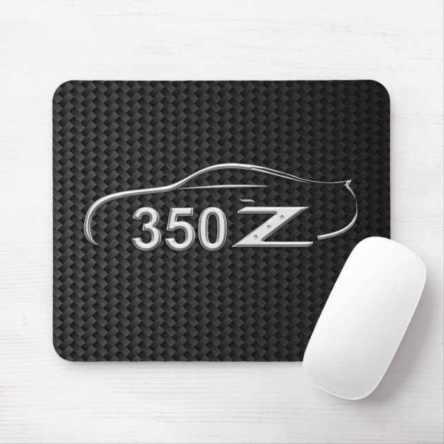 Tapis de souris à design en fibre de carbone Chrom (Avec souris)