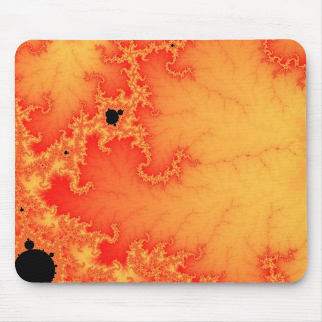 Tapis de souris à feu de charbon (Devant)