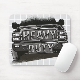 Tapis de souris à grille graphique pour camion lou