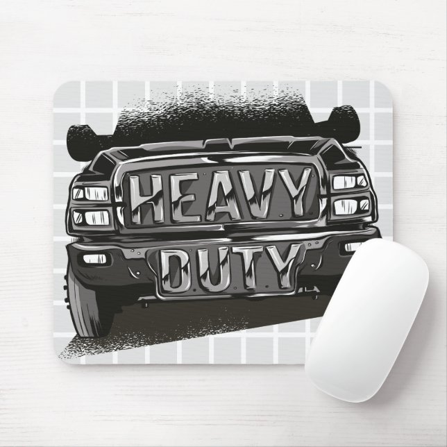 Tapis de souris à grille graphique pour camion lou (Avec souris)