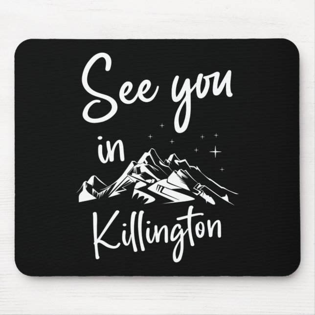 Tapis De Souris À Killington Usa Vacances Ski (Devant)