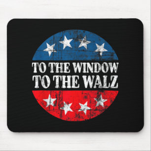 Tapis De Souris À La Fenêtre À La Valse Kamala Harris B À La