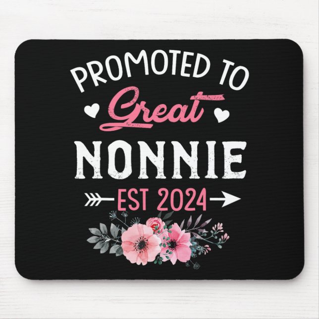 Tapis De Souris À la fleur Great Nonnie Est 2024 (Devant)