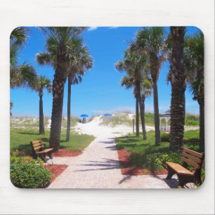 tapis de souris - à la plage