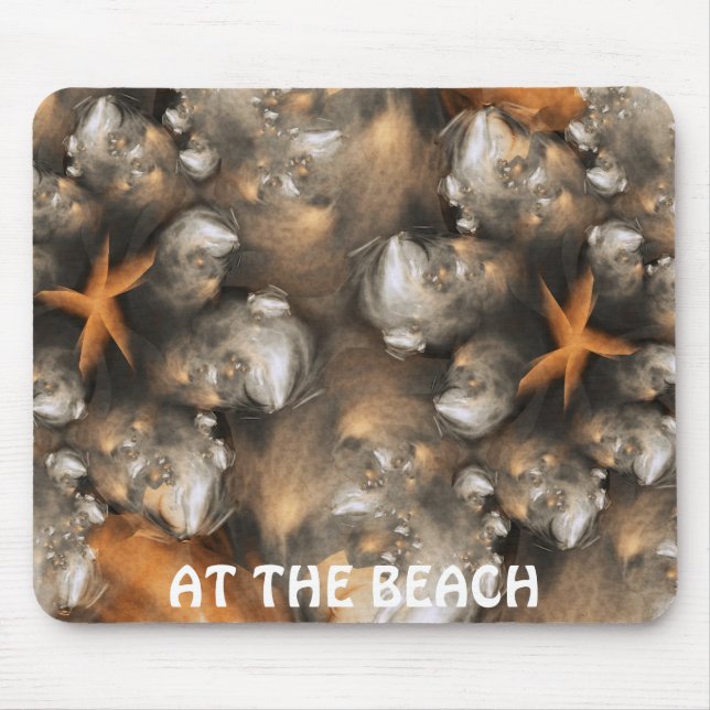 Tapis De Souris À La Plage Souris (Devant)
