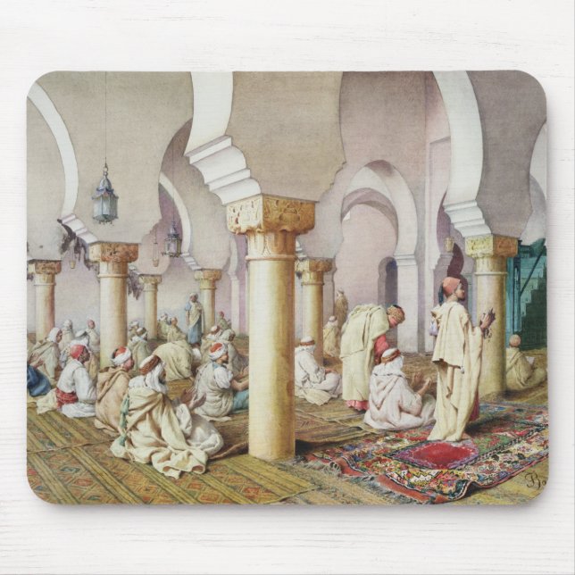 Tapis De Souris À la prière dans la mosquée, 1884 (Devant)