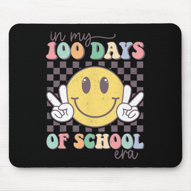 Tapis De Souris À l'époque de mes 100 jours d'école Prof Kid 100e  (Devant)