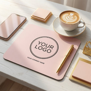 Tapis de souris à logo d'entreprise personnalisé