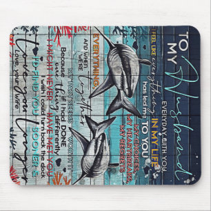 Tapis De Souris À ma conception de mari Love Letter Design