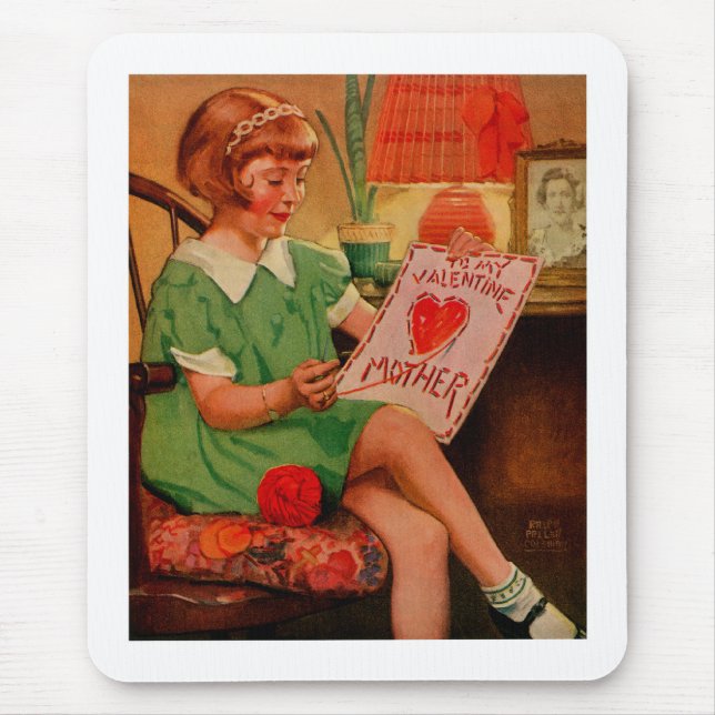 Tapis De Souris À ma mère Valentine (Devant)