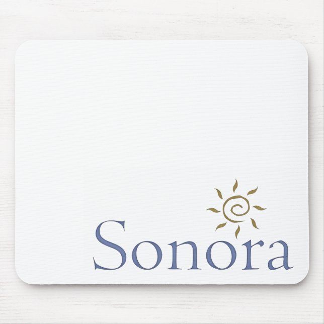 Tapis de souris à marque Sonora (Devant)