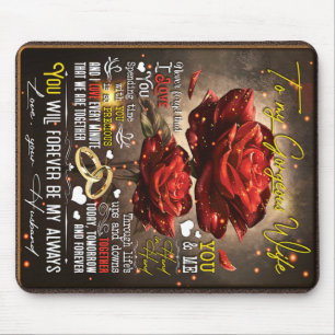 Tapis De Souris À Mon Cadeau Femme, Cadeau Amour Couple, Cadeau Ma