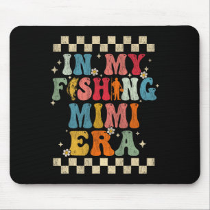 Tapis De Souris À mon époque de pêche Mimi Rétro Groovy Pêche Drôl