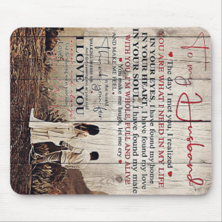 Tapis De Souris À mon mari | Beau cadeau du mari