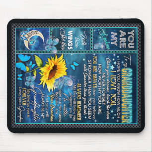 Tapis De Souris À Mon Petit-Fille Cadeau De Fleur De Soleil, Cadea