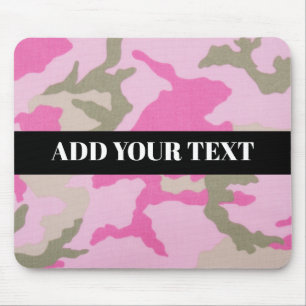 Tapis de souris à motif militaire camouflage gris