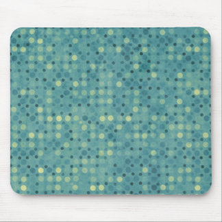 Tapis de souris à pois bleus
