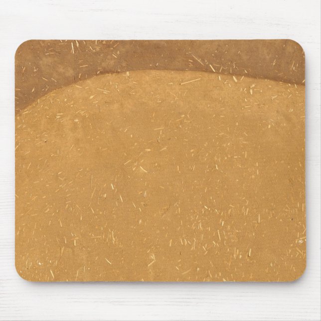 Tapis de souris à texture de mur de boue abstraite (Devant)