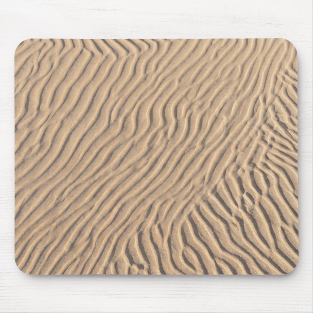 Tapis de souris à texture de rides de sable du dés (Devant)