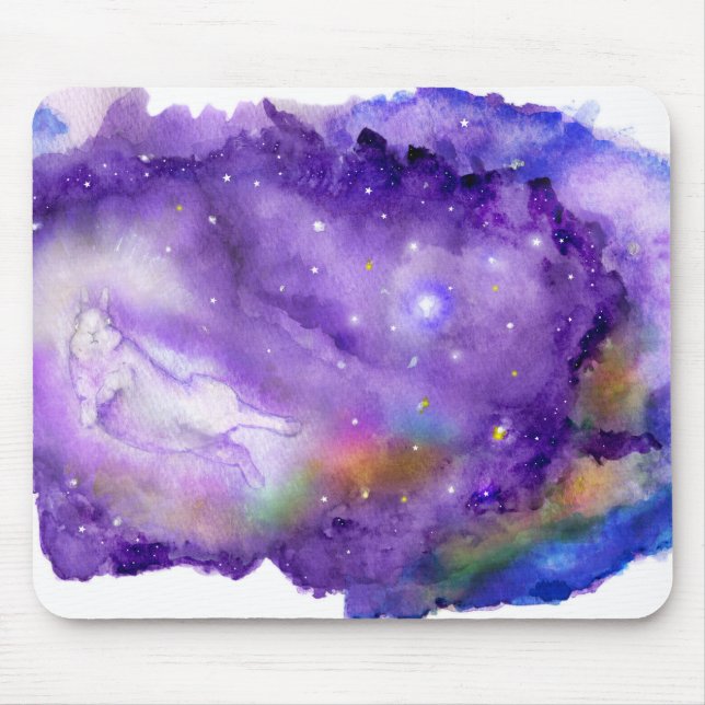 Tapis De Souris À travers l'univers (Devant)