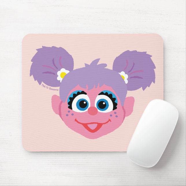 Tapis De Souris Abby Cadabby | Face de fleurs (Avec souris)