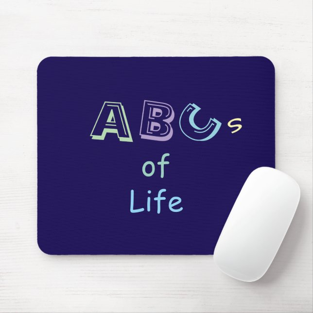 Tapis de souris ABC de la vie (Avec souris)