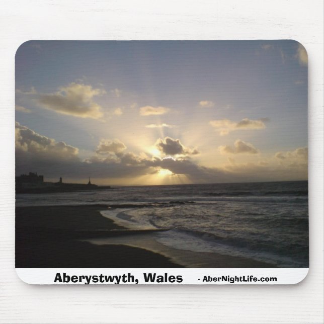 Tapis De Souris ABCD0012, Aberystwyth, Pays de Galles, - (Devant)