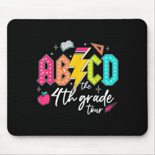Tapis De Souris Abcd La 4e Classe Tour crayon foudre Rock Boys
