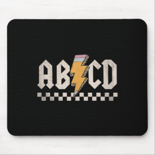 Tapis De Souris Abcd Retour En Classe Premier Jour De La Rentrée E