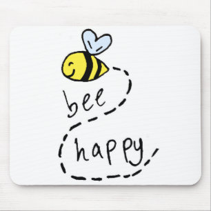 Tapis De Souris Abeille de motivation mignonne Mousepad